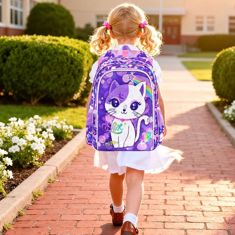 KLFVB Kids Luggage for Boys Girls, Cute Rolling Wheels Suitcase for Toddler, Children Travel Carry on Suitcase - Image 2
